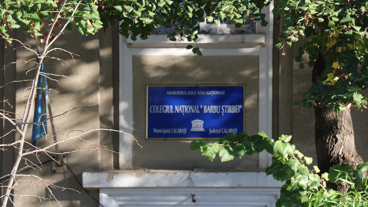 Colegiul Național “Barbu Știrbei”, Călărași. FOTO Adrian Boioglu
