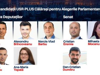 Listele USR - PLUS Călărași pentru alegerile parlamentare. FOTO Facebook