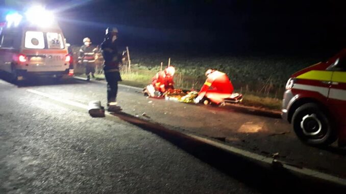 Accident grav între Perișoru și Ștefan cel Mare. FOTO ISU Călărași