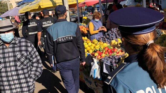 Polițiștii călărășeni au controlat zonele aglomerate din județ. FOTO IPJ Călărași