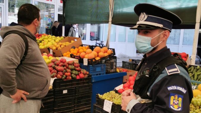 Control al polițiștilor de la IPJ Călărași în zonele publice din județ. FOTO IPJ Călărași