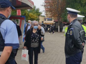 Polițiștii au controlat respectarea măsurilor de prevenire a răspândirii COVID-19. FOTO IPJ Călărași