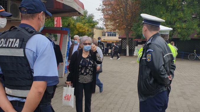 Polițiștii au controlat respectarea măsurilor de prevenire a răspândirii COVID-19. FOTO IPJ Călărași