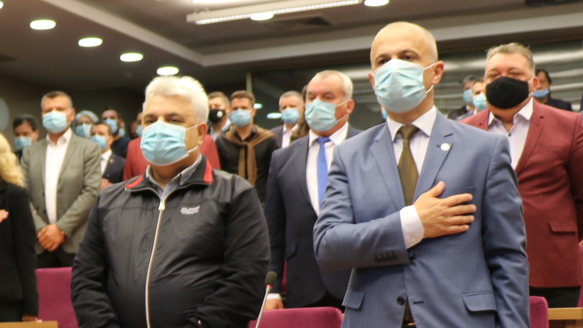 Consilierii județeni ai partidului Pro România, Călărași. FOTO Adrian Boioglu