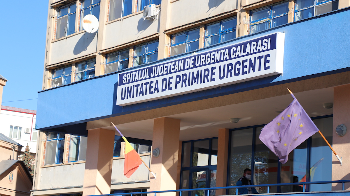 Unitatea de Primiri Urgențe a Spitalului Județean Călărași. FOTO Adrian Boioglu