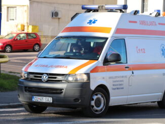 Ambulanță în Călărași. FOTO Adrian Boioglu