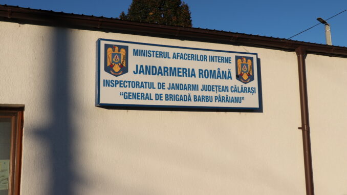 Inspectoratul de Jandarmi Județean Călărași. FOTO Adrian Boioglu