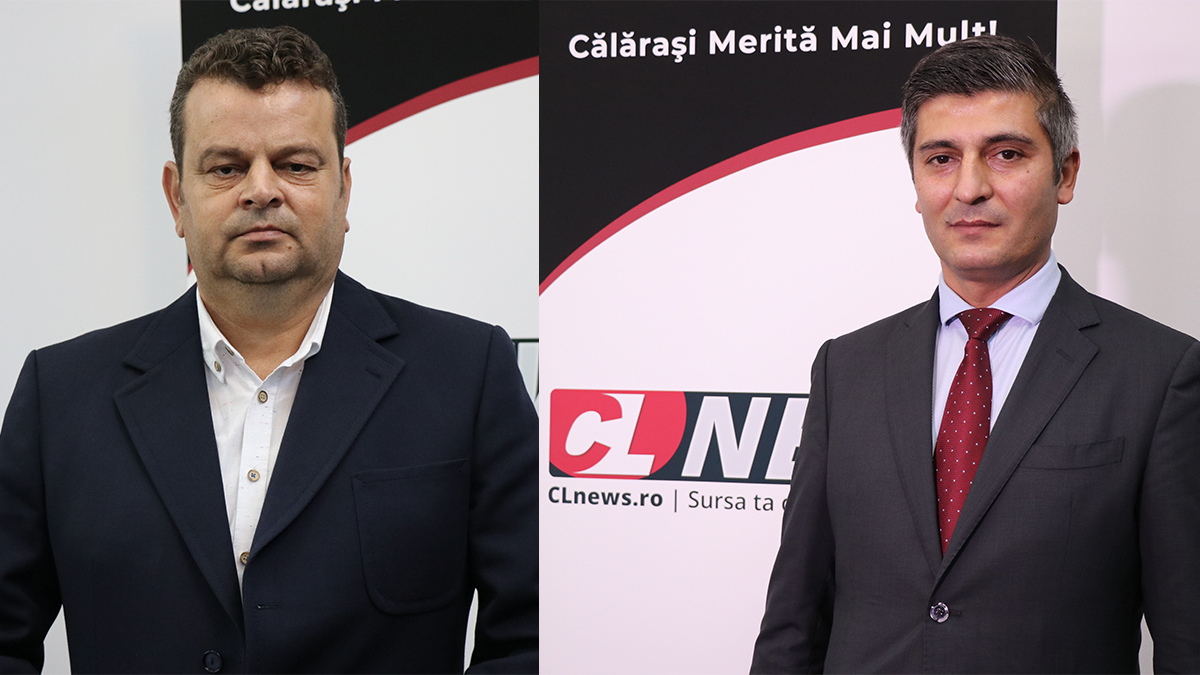 Nicușor Cionoiu și Constantin Bîrcă, candidații PSD Călărași la alegerile parlamentare. FOTO Liliana Boioglu