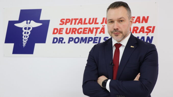 Bogdan Cristian Mihai, managerul Spitalului Județean Călărași. FOTO Adrian Boioglu