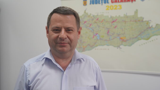 Adrian Moldovan, director general al SC Drumuri și Poduri SA Călărași. FOTO Mitică Raftu