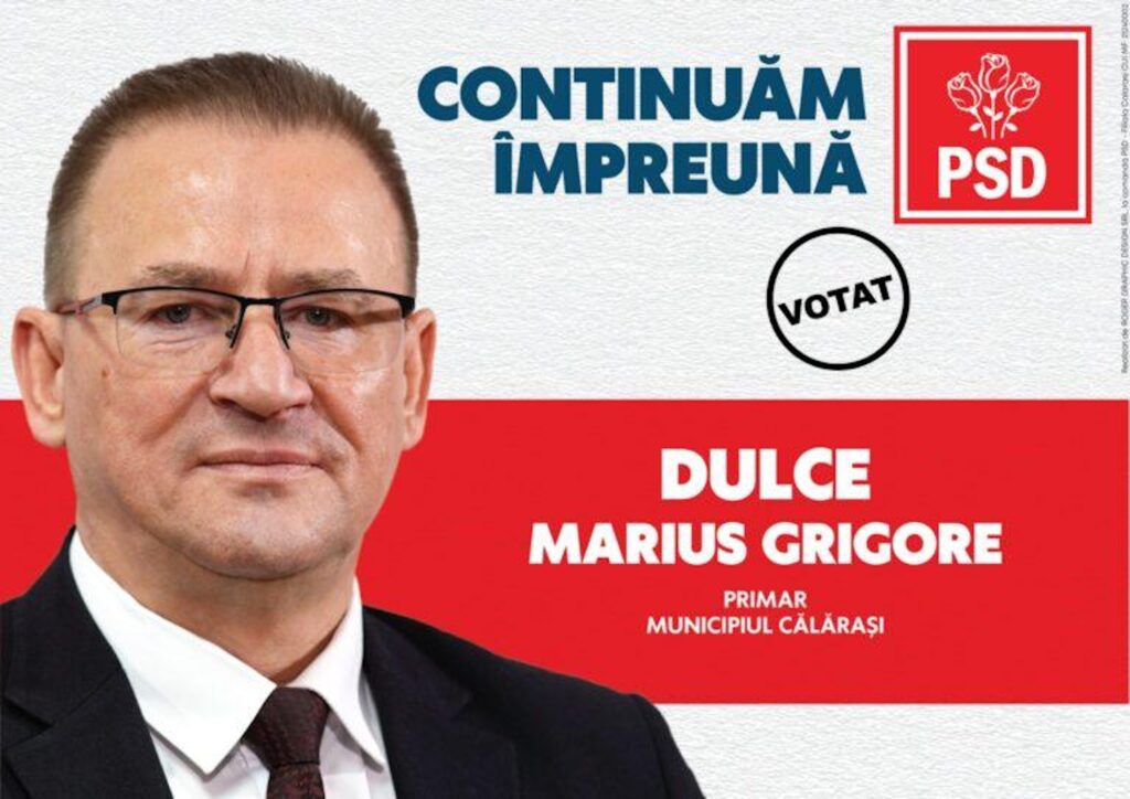Afis Marius Dulce Alegeri 2024