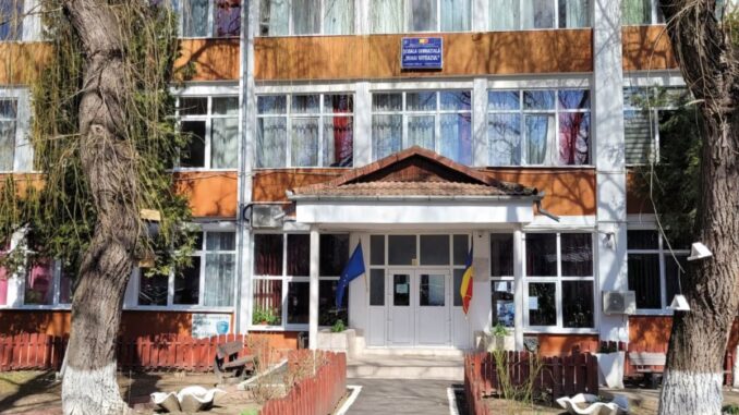 Școlii Gimnazială Mihai Viteazul din municipiul Călărași. FOTO Primăria Călărași