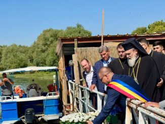 Primarul Marius Dulce, prezent la Ziua Marinei de la Călărași. FOTO PMC