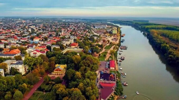 Vedere din Călărași. FOTO Facebook Marius Dulce