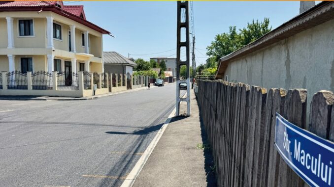 stradă modernizată Călărași