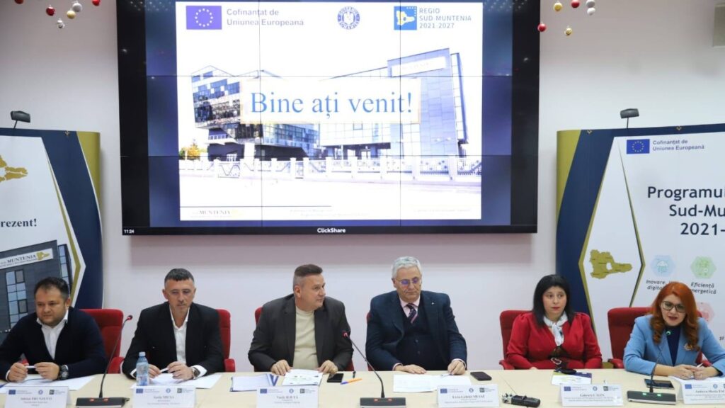 Vasile Iliuță, prezent la întâlnirea Agenției pentru Dezvoltare Regională Sud-Muntenia. FOTO VI