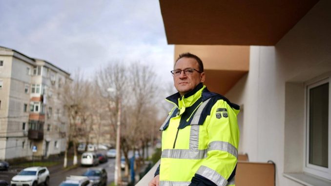 Primarul Marius Dulce, vizită pe șantier. FOTO Primăria Municipiului Călărași